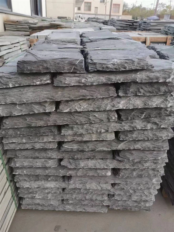 Chinese Black Slate Pillar Caps JRZ-018