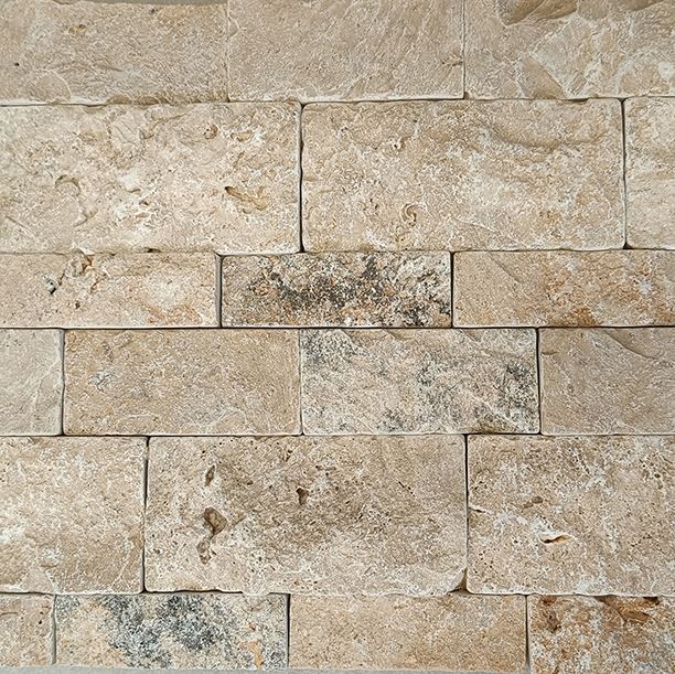 Panel Travertine Ledgestone Warna Beige JRF-068